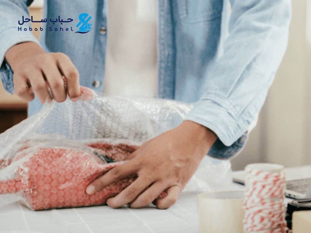 نایلون حبابدار در بسته بندی محصولات هنری و دست ساز